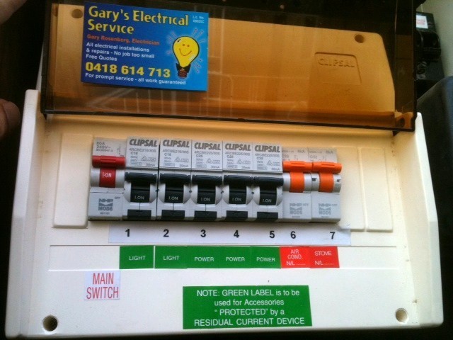 Gary's Electrical Service Pic 1 - Safety Switches Save Lives