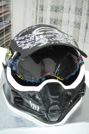 Barossa Creative Cakes Pic 3 - Life size Helmet