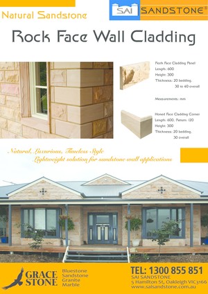 Sai Sandstone Pic 3 - SAI SANDSTONE s unique stone cladding products Providing stone house solution in a new concept by saving cost of material and installation wwwsaisandstonecomau