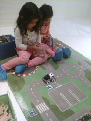 Salt Synergy Pic 3 - Children playing in the salt room at Salt Synergy