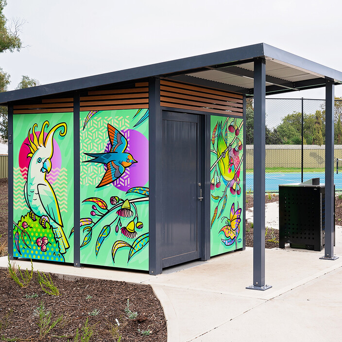 Jeremy DV Boyd - Freelance Graphic Design & Illustration Pic 1 - Mural Design Nannigai Reserve Mural