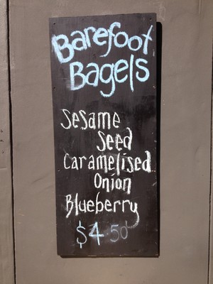 Barefoot Brew Room Pic 3 - Yummy Barefoot Bagels