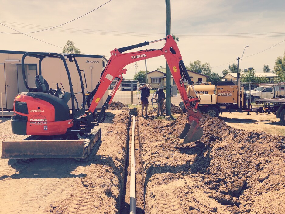 Crawford Plumbing Pic 1 - Excavators for dry hire