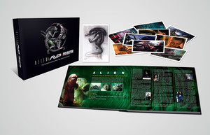 Matthew George Design Pic 5 - Layflat book and DVD boxset for Alien and Predator films