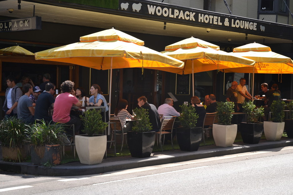 Woolpack Hotel Pic 1 - Outdoor dining