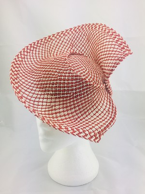 Catherine Storm Millinery Pic 2 - Shantung straw hat by Melbourne milliner Catherine Storm