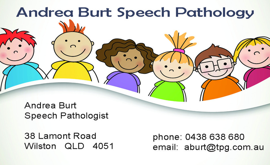 Andrea Burt Speech Pathology Pic 1 - Business Card