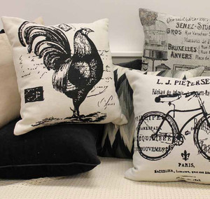 Rhoish Linen & Soft Furnishings Pic 3 - Rooster Cushions