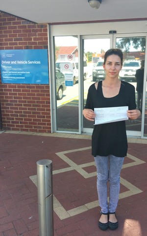 WIZARD Driving school Pic 3 - Passed the PDA test on the fist time at Mandurah Well done