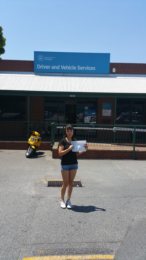 WIZARD Driving school Pic 4 - Fist time passed PDA test at West Perth licensing center well done