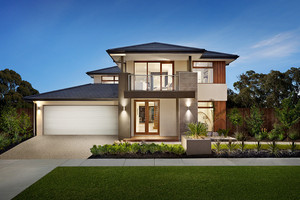 Carlisle Homes Aston Estate, Craigieburn Pic 5 - The Pavillion with the Houston facade on display at Aston Estate Craigbieburn