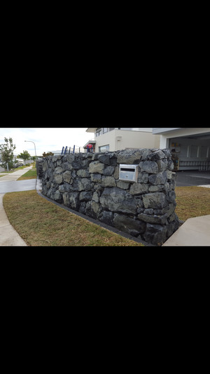 Creative Landscapes Coffs Harbour Pic 4 - Blue stone wall