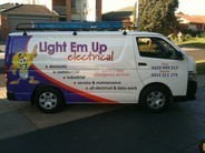 Light Em Up Electrical and Air Conditioning Pic 5 - One of our company vehicles