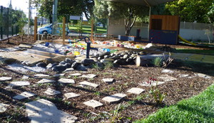 Karen Johnson Landscape Design Pic 5 - Natural outdoor playspace