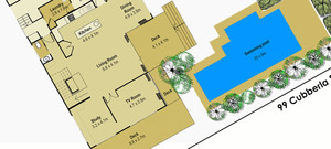 Artistic Floor Plan Pic 3 - 2D Semitone