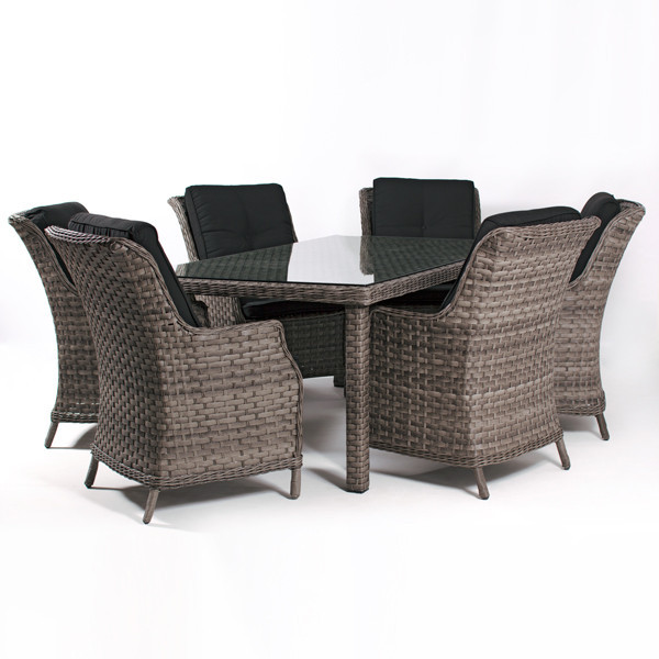 Outdoor Furniture Corporation Pic 2 - Wicker 7 Piece Dining Setting