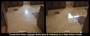 Ceramex Pic 2 - Before and After Polished Floor