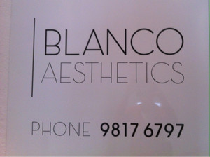 Blanco Aesthetics Pic 4 - Signage