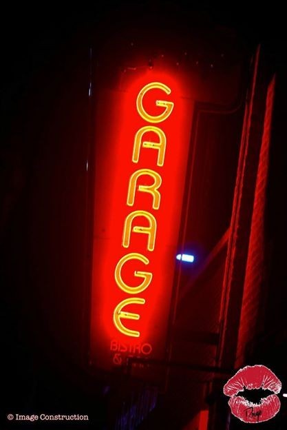 Garage Pic 1 - Big red neon sign