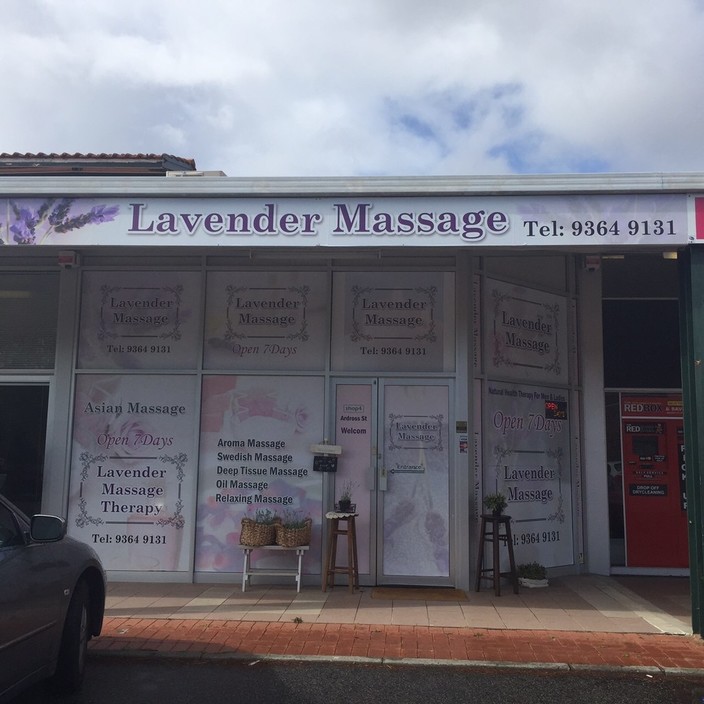 Lavender Massage Pic 1 - Our shopfront