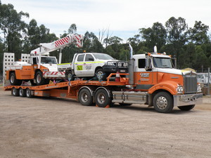 Crane Train Pic 4 - Our gear coming back from the Coalfields