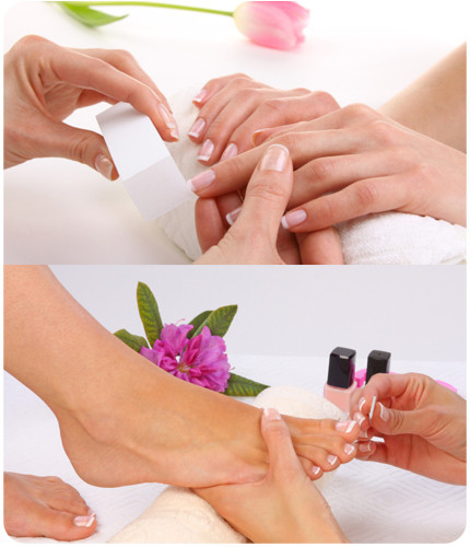 Sanja's Beauty Pic 1 - We offer services in Manicures pedicures complete waxing services and tans All for both men and women