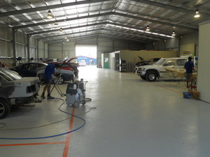 Beaudesert Collision Accident Repair Centre Pic 5 - Clean uncluttered workshop