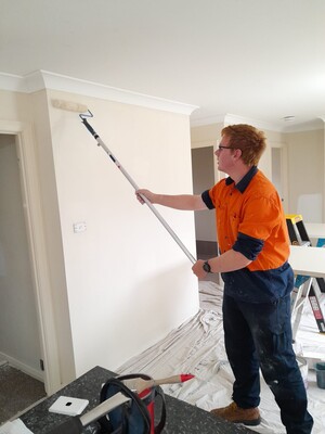 Ben's Mowing and Handyman Pic 2 - Jerome painting some internal walls