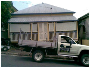 BLACK & WHITE HOUSE RAISING & RESTUMPING Pic 2 - BrisbaneQLDrestumpingandhousesliding1