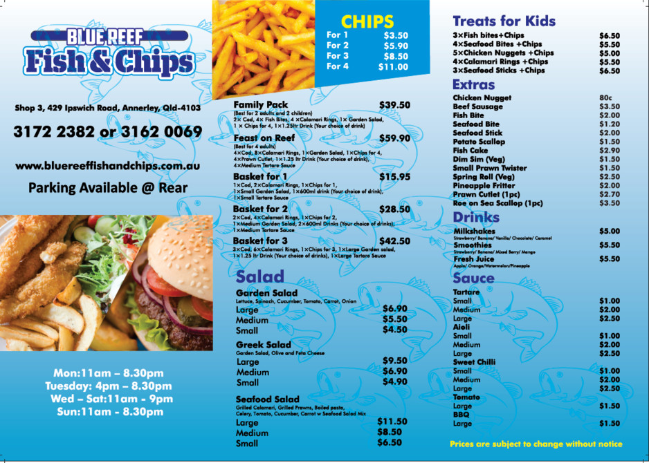 Blue Reef Fish and Chips in Annerley, Brisbane, QLD, Takeaways - TrueLocal