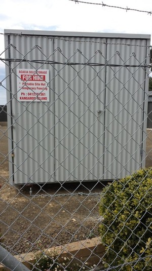 ACACIA SELF STORAGE Pic 3 - On Site hut available for storage or office PA Door Or whole end opens as well