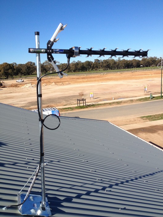 Jim's Antennas Shepparton Pic 1 - New digital antenna iron roof install