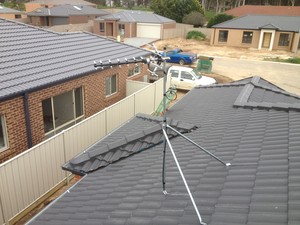 Jim's Antennas Shepparton Pic 3 - New digital antenna tile roof install