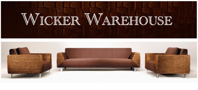 Wicker Warehouse Pic 1 - Modern Elite Lounge Setting natural water hyacinth on SALE limited stock available