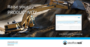 Siteoffice.mobi Pic 3 - Live Costs and Forecasting