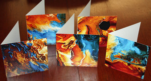 Lisa Payton Creative Arts Pic 3 - Australian Abstract Earth Art Greeting Cards