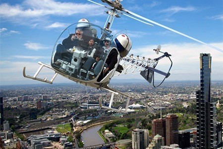 Bell47 Experience Pic 1 - We fly doors off if you like