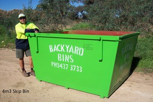 Backyard Bins Pic 4 - 4m3 Skip Bin