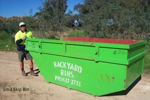 Backyard Bins Pic 5 - 5m3 Skip Bin