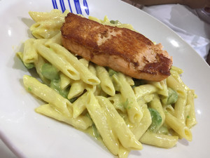 Caffe Primo Pic 3 - Salmon on pasta