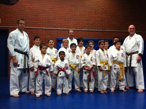 Samurai Karate Tarneit Pic 3 - Students between 48yrs attending Sensei Paul Mitchels course