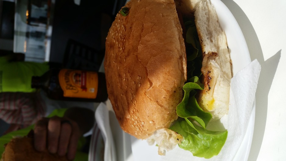 Noddys Cafe and Takeaway Pic 1 - Delicious hamburger