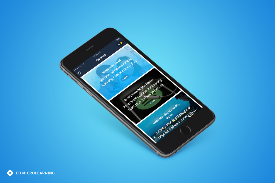 Ed App Microlearning & Mobile LMS Pic 1 - Ed Microlearning Mobile LMS