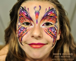 Inner Colour Face Painting & Body Art Pic 3 - Unique Kids Face Painting Inner Colour Face Painting