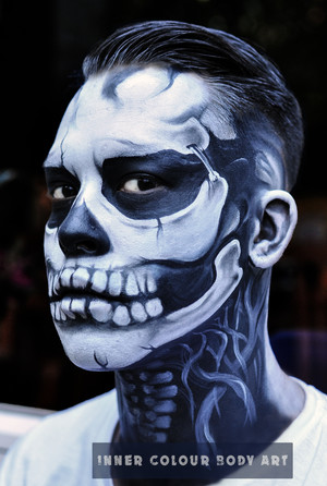 Inner Colour Face Painting & Body Art Pic 5 - Halloween Face Painting Inner Colour Body Art