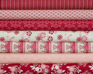 Fabrics4u2 Patchwork and Quilting Store Pic 3 - NEW ARRIVAL Raspberry Parlour Fabric for Riley Blake