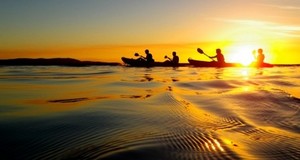 1770 Liquid Adventures Pic 3 - Experience an ocean sunset from a kayak