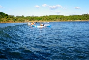 1770 Liquid Adventures Pic 4 - Surf a wave with your kayak