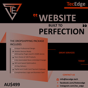 TecEdge Pic 3 - Dropshipping Website