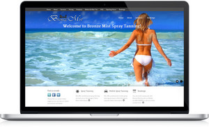 Buzido Website Design Pic 5 - Bronze Mist Spray Tanning